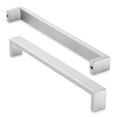 stainless steel 12-inch cabinet bar pull handles|square bar pull cabinet handles.